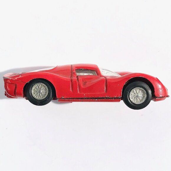 Vintage Speedy Ferrari 330 P4 no 803 Red Race Car Diecast Model Made in Italy - Picture 11 of 13